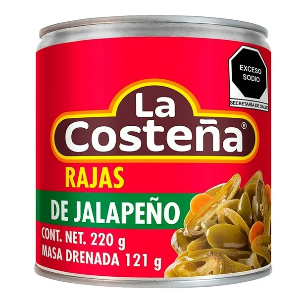 La Costeña Rajas de Jalapeño 220g